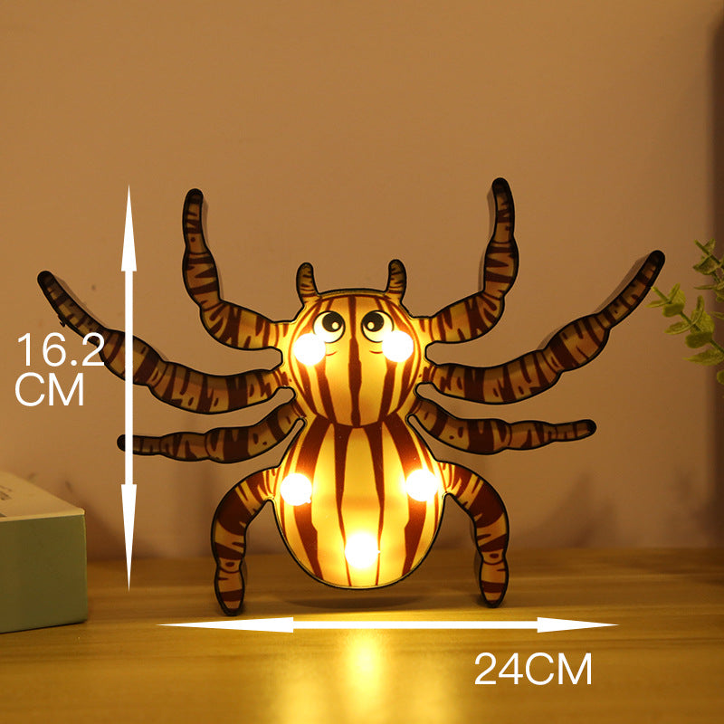 Halloween LED Pumpkin and Bat String Lights Decor