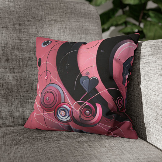 Spun Polyester Square Pillow Case