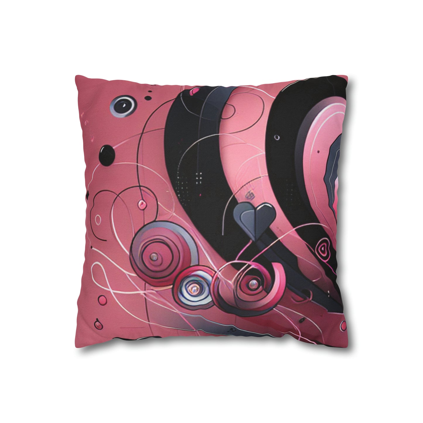 Spun Polyester Square Pillow Case